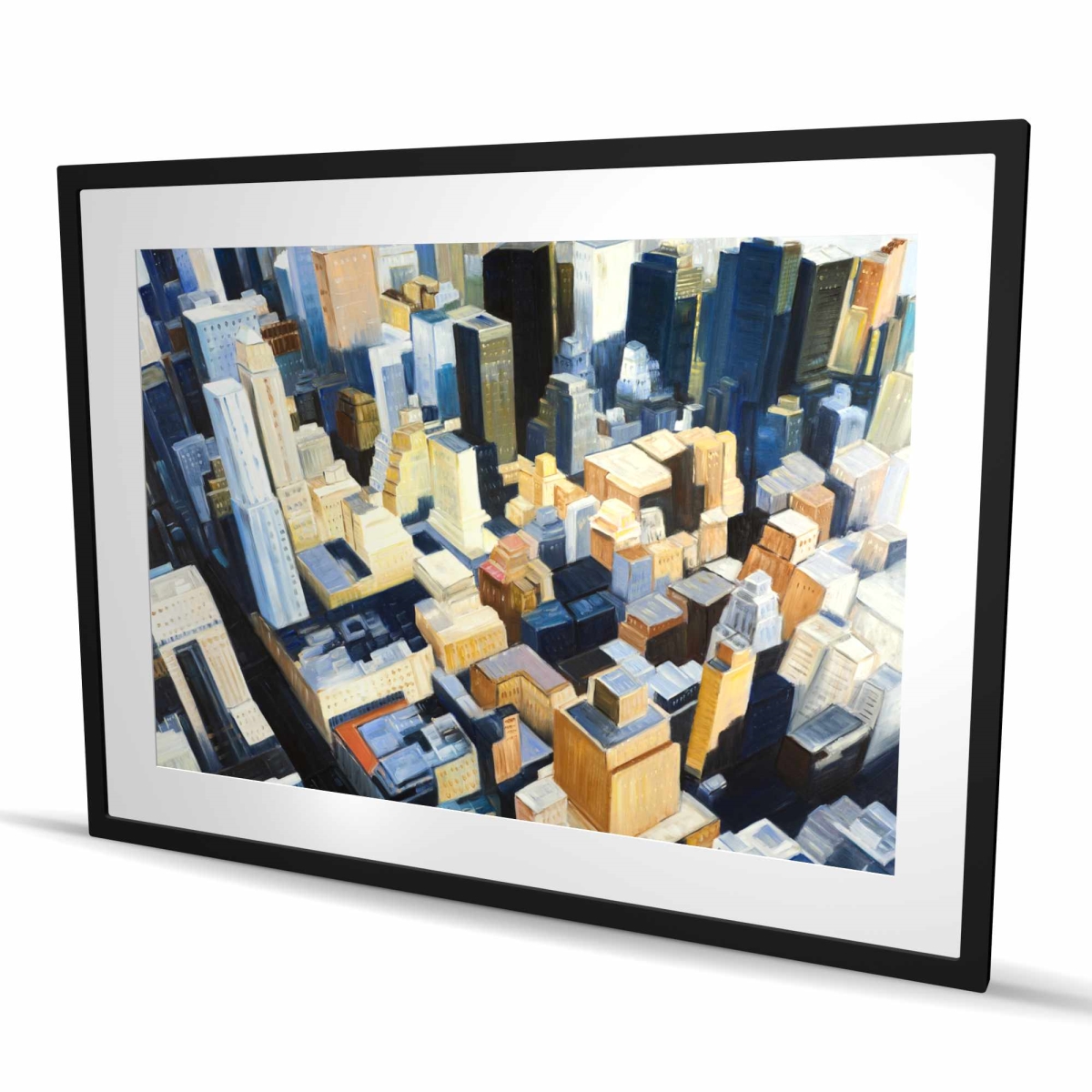 C1FM36484BZZFI 36 x 48 in. Manhattan View - Empire State Building Framed Print Decor