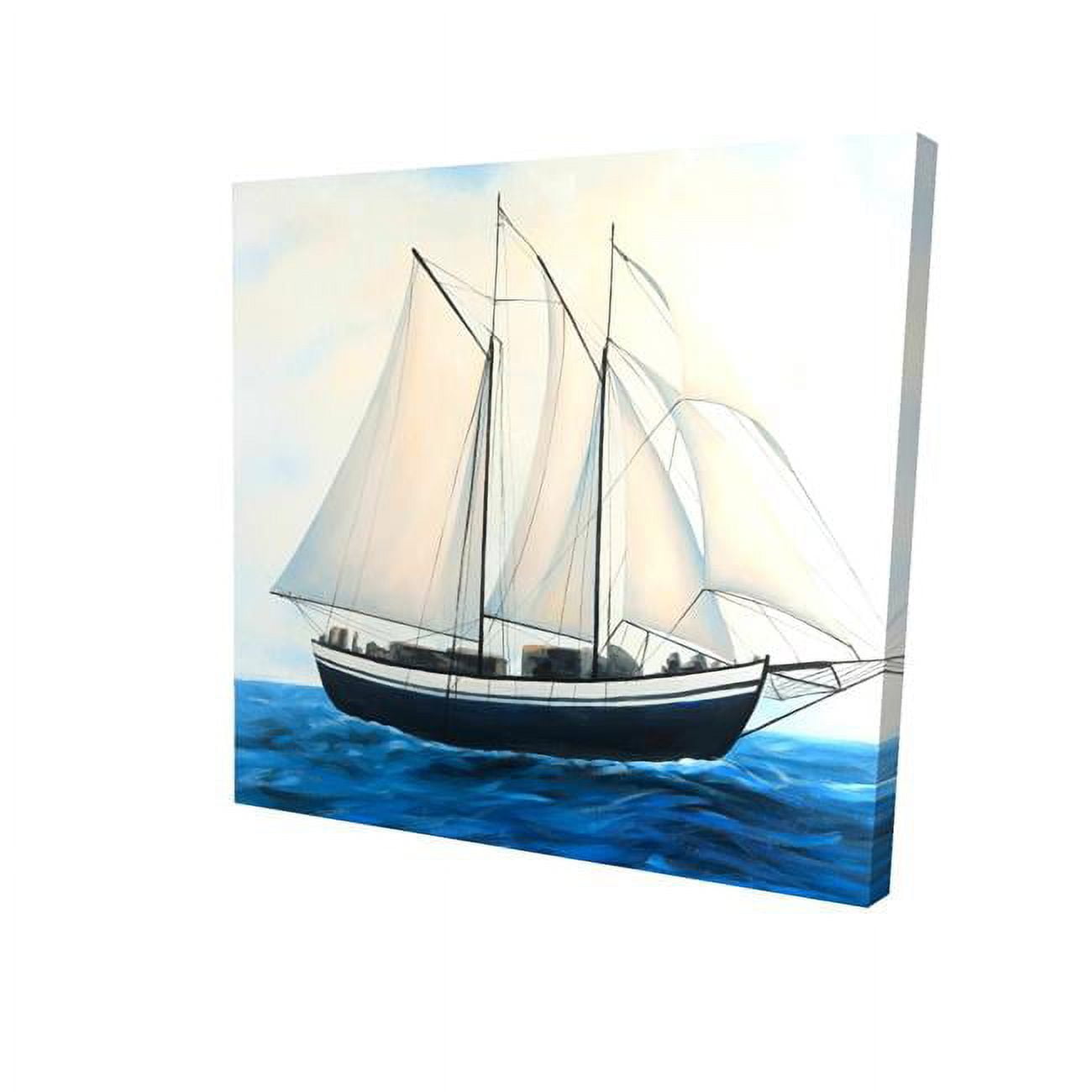 16 x 16 in. Sailingboat by A Sunny Day-Print on Canvas