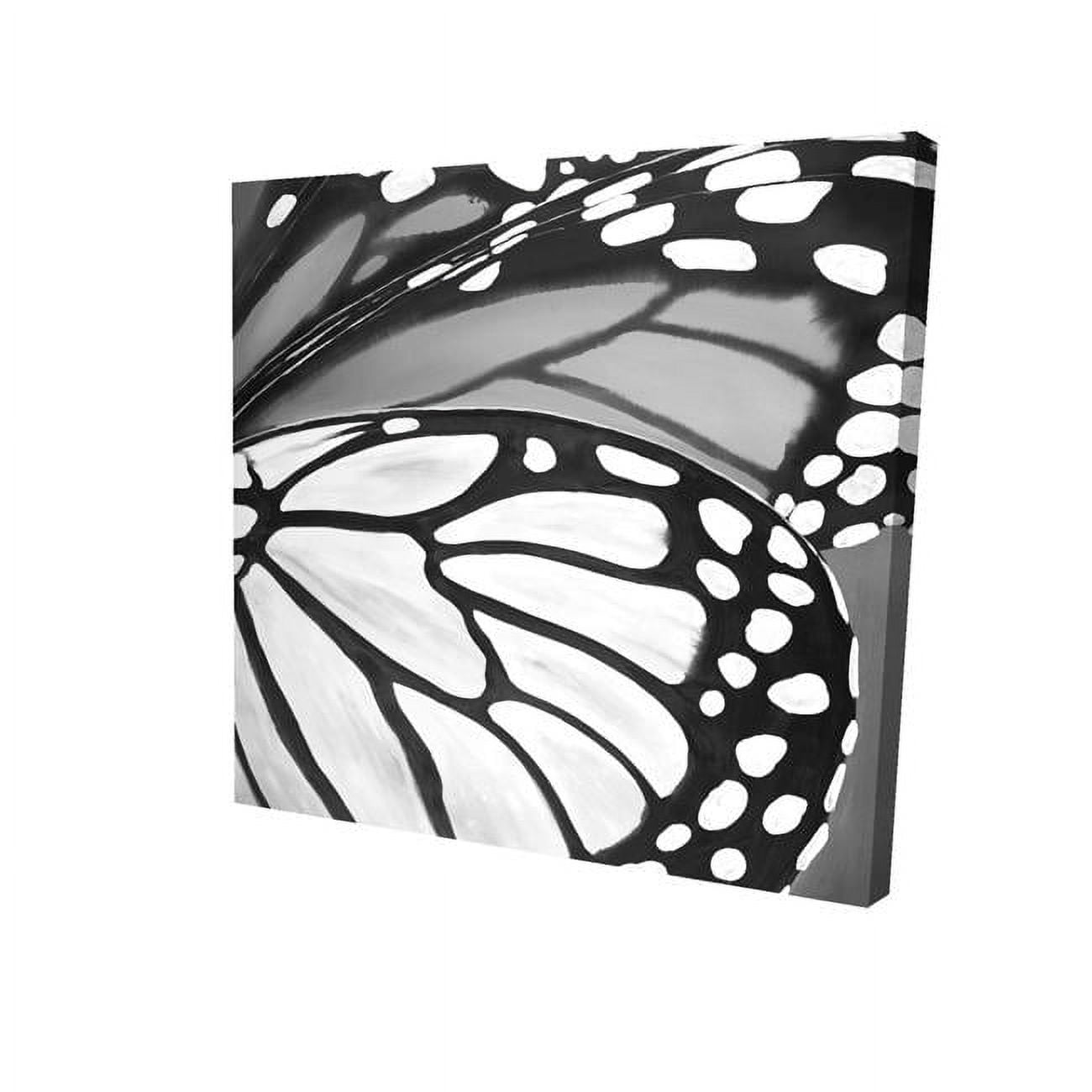 8 x 8 in. Butterfly Wings Closeup-Print on Canvas