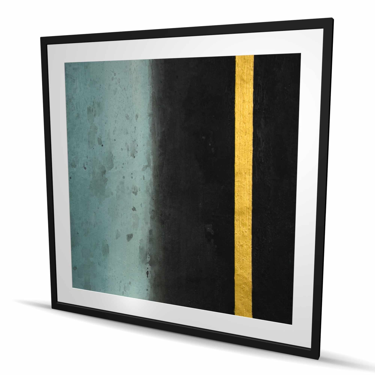 C1FM484872RTBM 48 x 48 in. Twilight Abstract Office Framed Matted Print for Home Decor