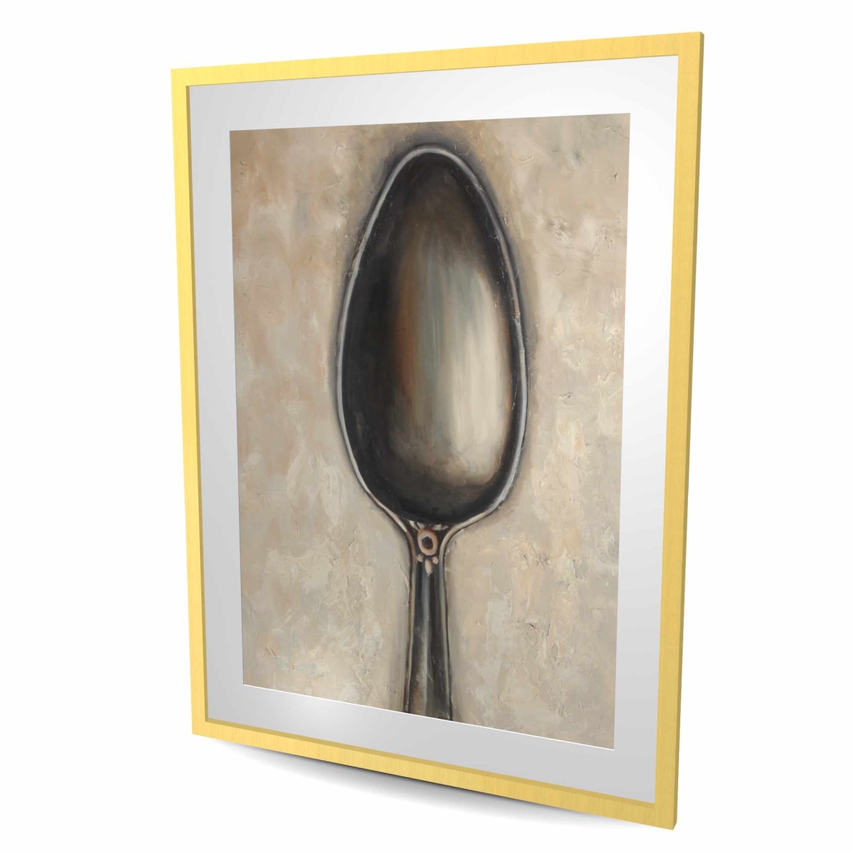 C1FM3648LCDCDB 36 x 48 in. Vintage Spoon Framed Matted Print - Kitchen Decor Art