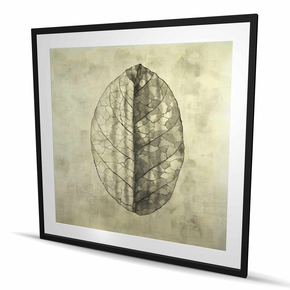 C1FM4848AF6NP4 48 x 48 in. Translucent Beige Office Framed Matted Print - Home Decor