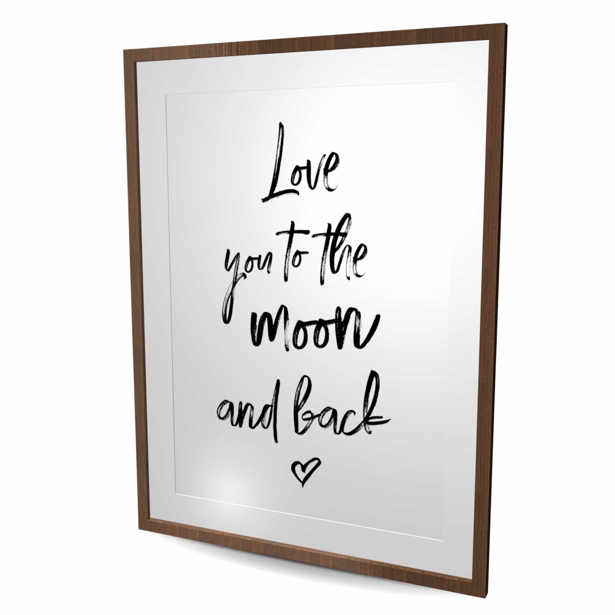 C1FM3648MCKWO7 36 x 48 in. Love You to the Moon & Back - Motivational Space Print