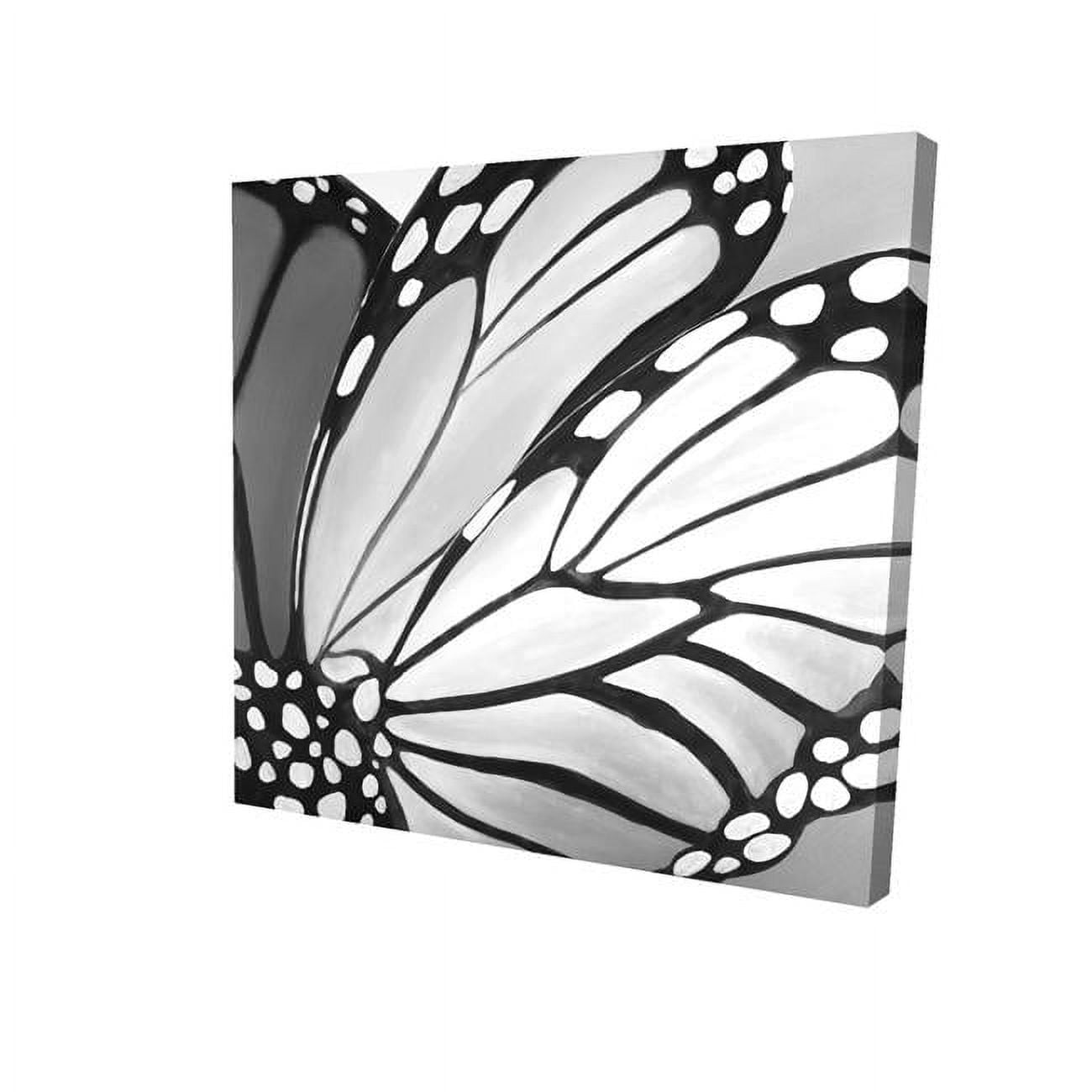 8 x 8 in. Monarch Wings Closeup-Print on Canvas
