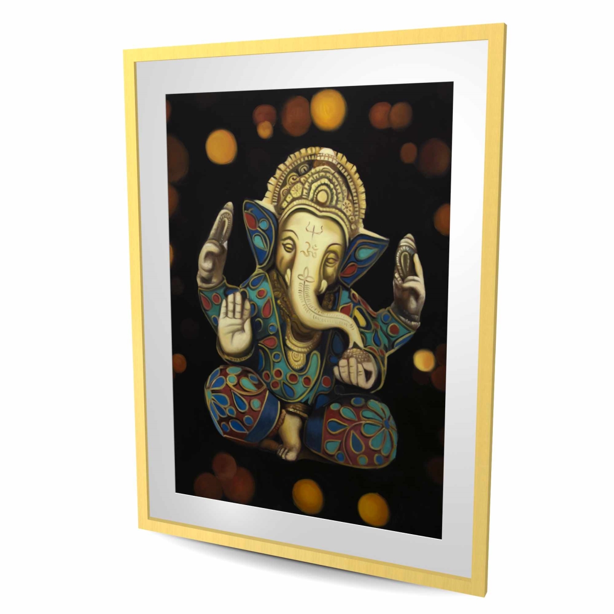 C1FM3648SXPJS9 36 x 48 in. Ganesh - Religious Matted Print for Office Home Decor