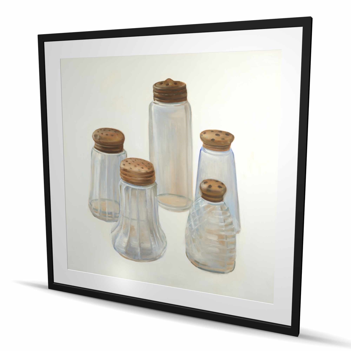 C1FM4848MN0O49 48 x 48 in. Vintage Salt & Pepper Shaker - Kitchen Still Life Print