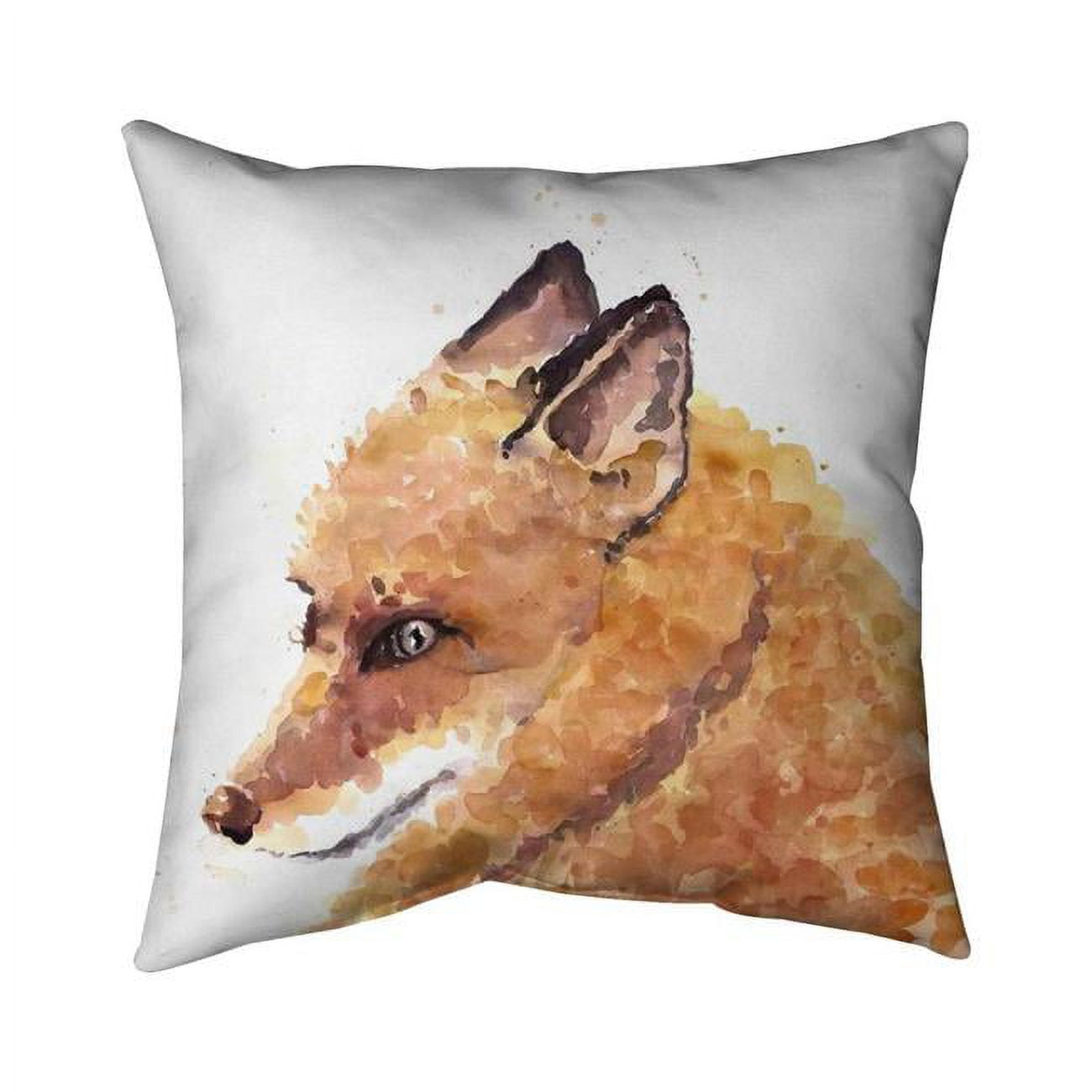 20 x 20 in. Fox-Double Sided Print Outdoor Pillow Cover