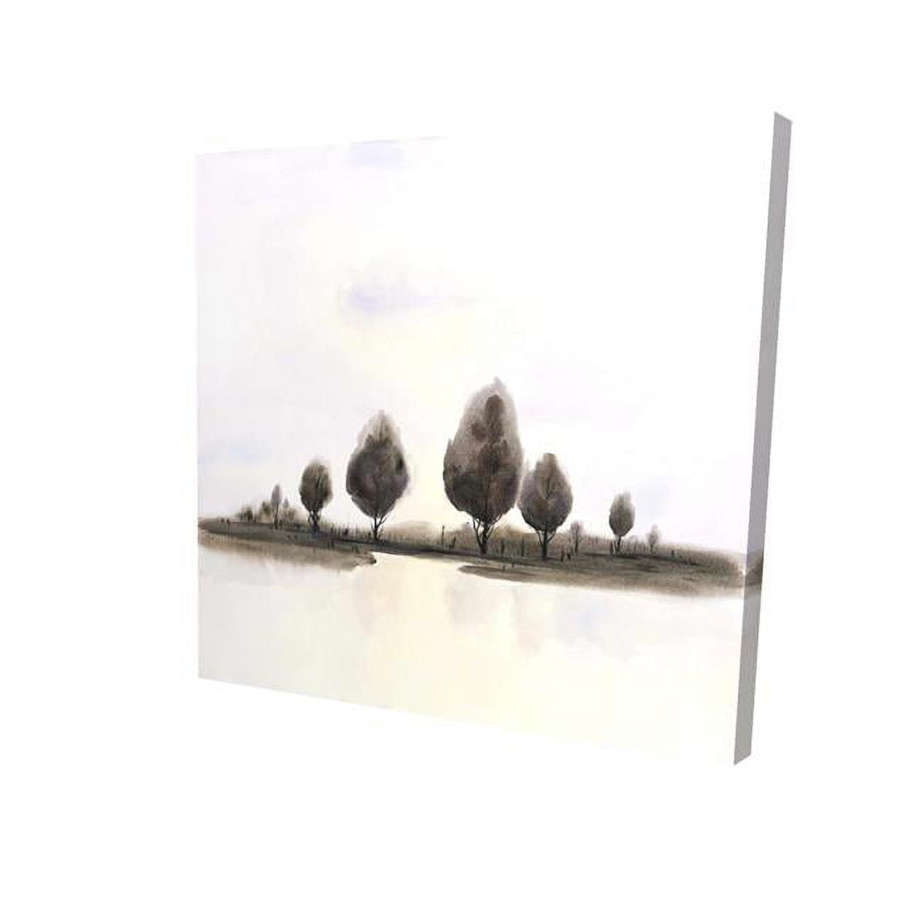 16 x 16 in. Abstract Landscape of Trees-Print on Canvas