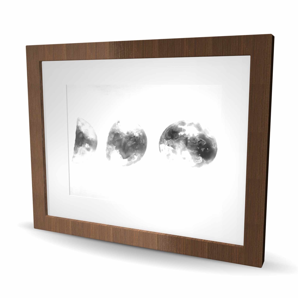 C1FM16201U3AIQ 16 x 20 in. Eclipse in Several Phases - Gray Earth & Galaxy Print Decor