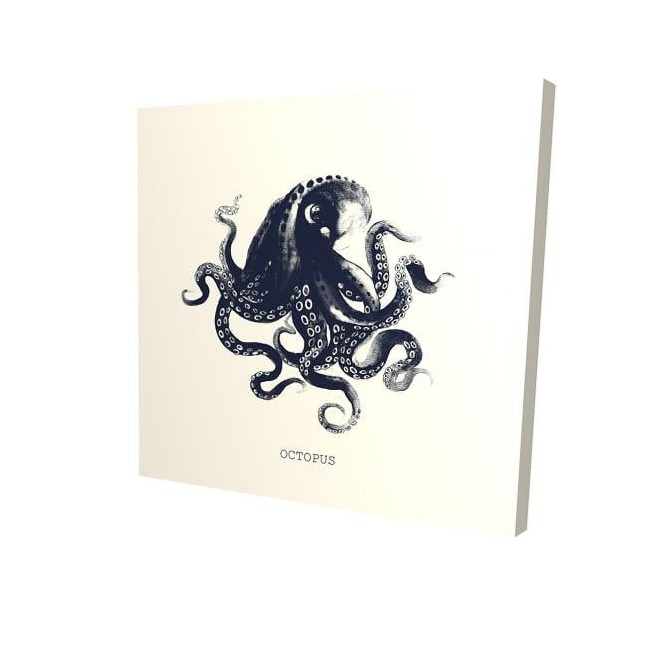 8 x 8 in. Octopus-Print on Canvas