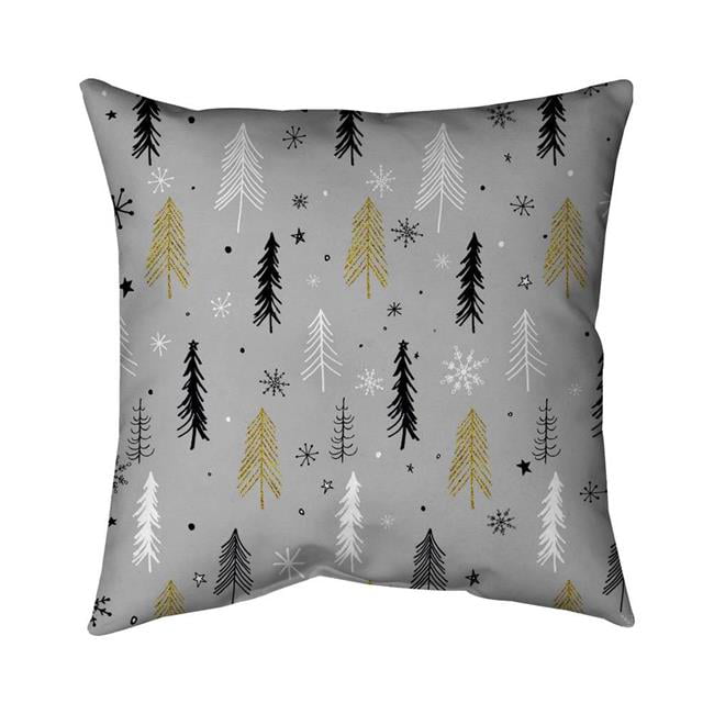 20 x 20 in. Christmas Tree Pattern-Double Sided Print Outdoor Pillow Cover