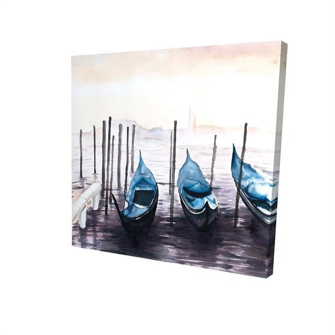 16 x 16 in. The Gondola In Italy-Print on Canvas