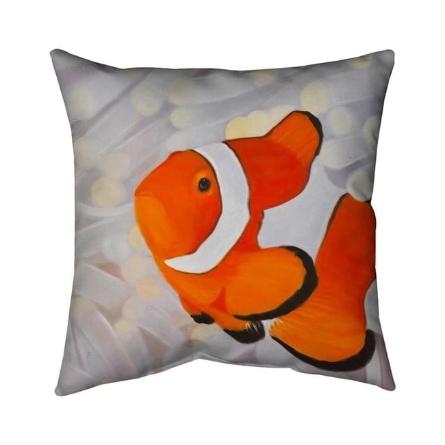 16 x 16 in. Clownfish-Double Sided Print Indoor Pillow Cover