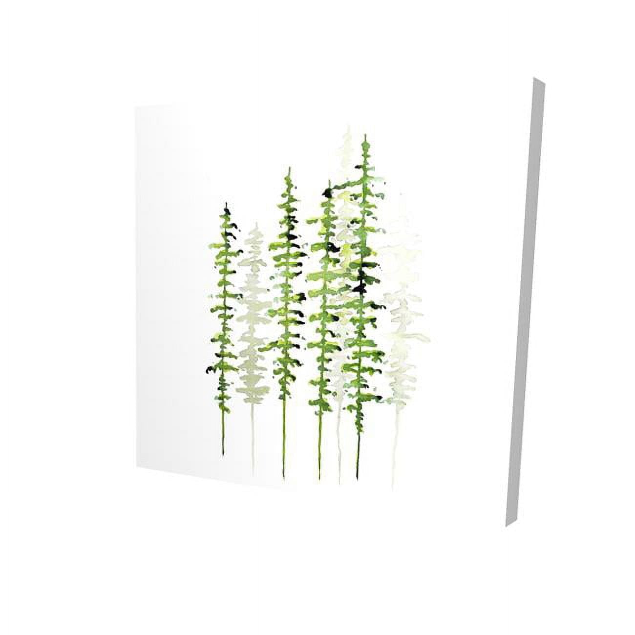 16 x 16 in. Slim Trees-Print on Canvas