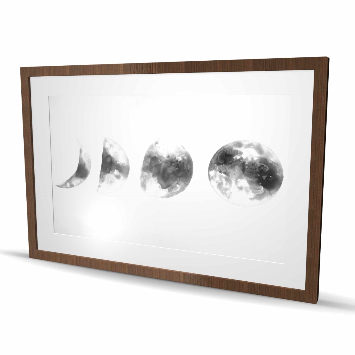 C1FM2436QL95R1 24 x 36 in. Eclipse in Several Phases - Satellite View Earth Print Decor