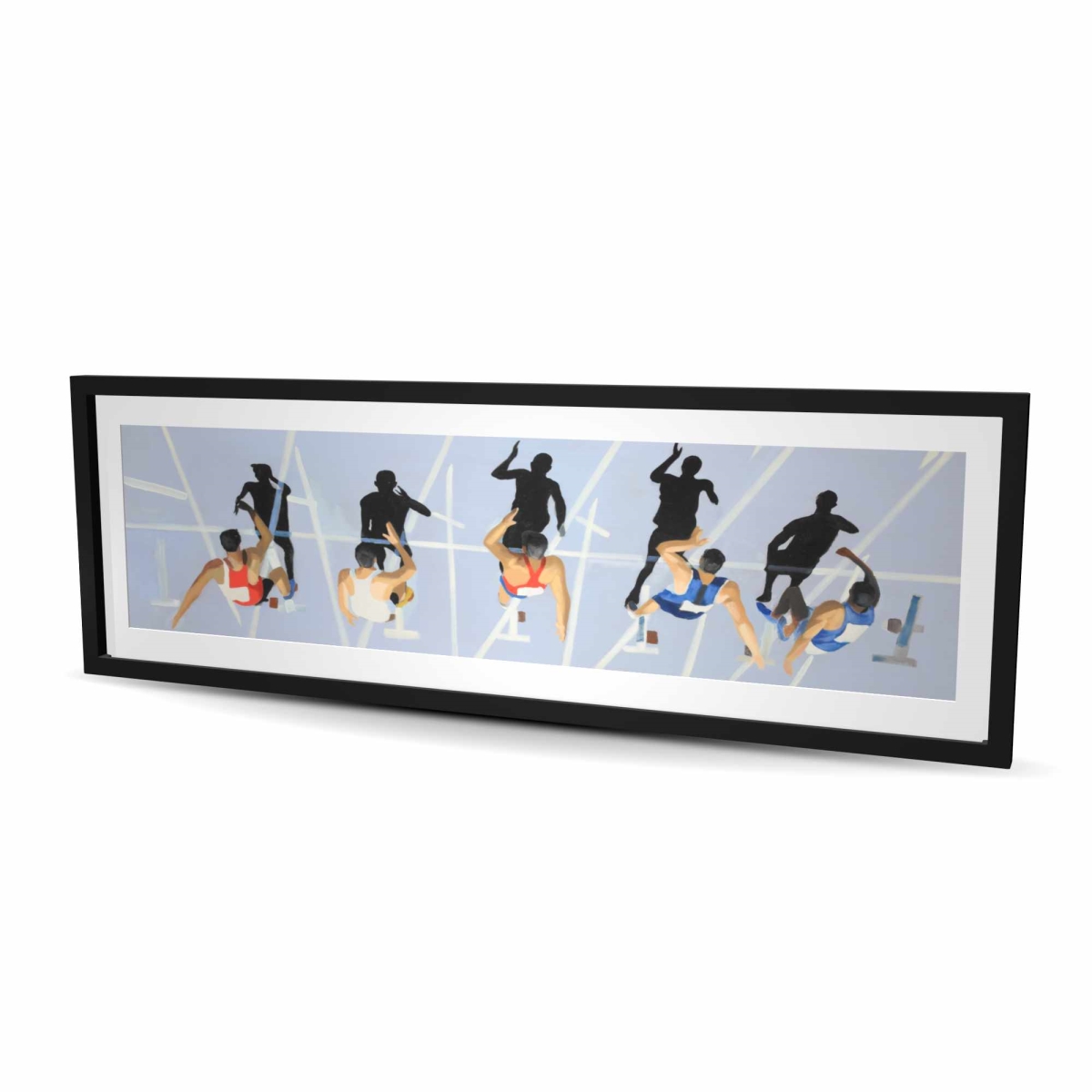 C1FM20600PWGP7 20 x 60 in. On Your Marks, Get Set, Go - Illustrated Man Cave Print