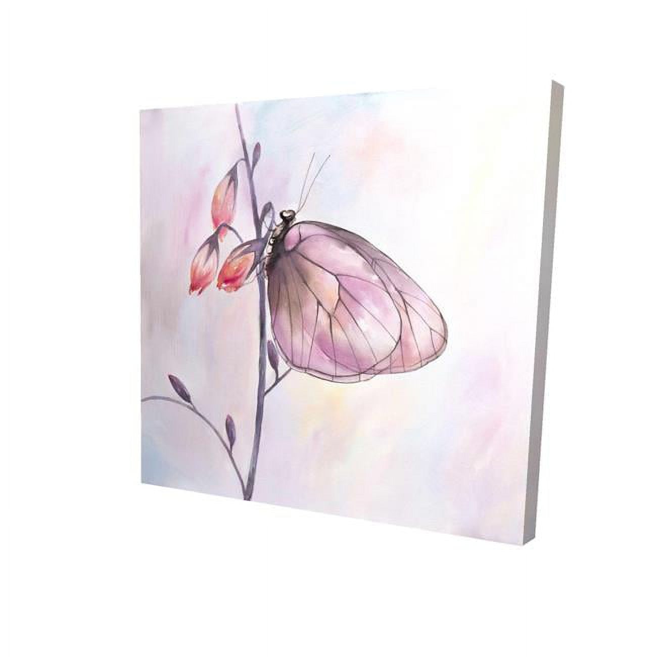 8 x 8 in. Delicate Butterfly-Print on Canvas