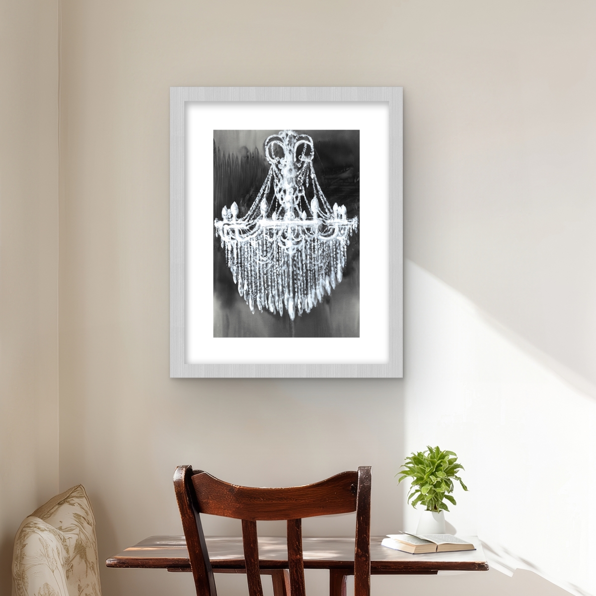 C1FM1620N30HGF 16 x 20 in. Big Glam Chandelier - Still Life Object Print for Home Decor
