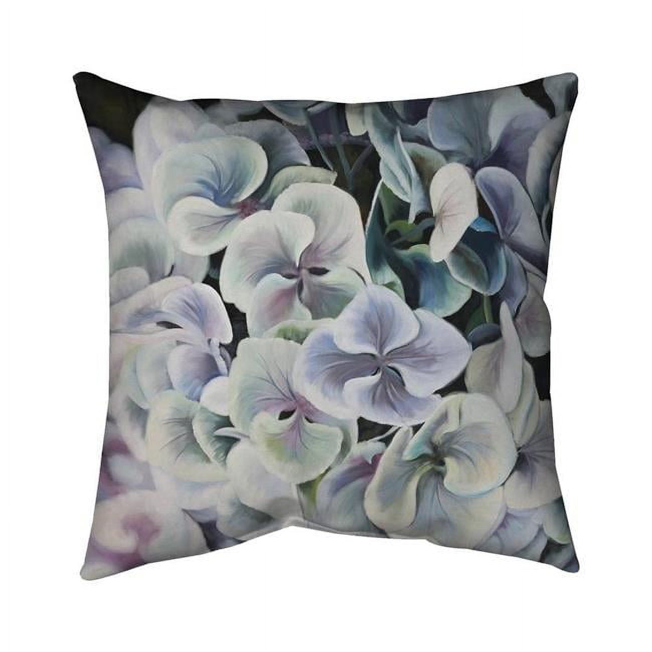 16 x 16 in. Colorful Hydrangea Flowers-Double Sided Print Indoor Pillow Cover