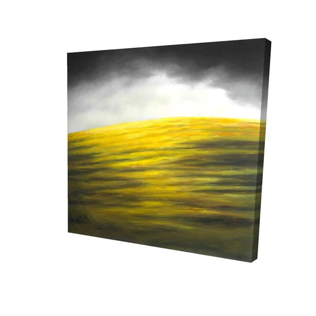 16 x 16 in. Yellow Hill-Print on Canvas