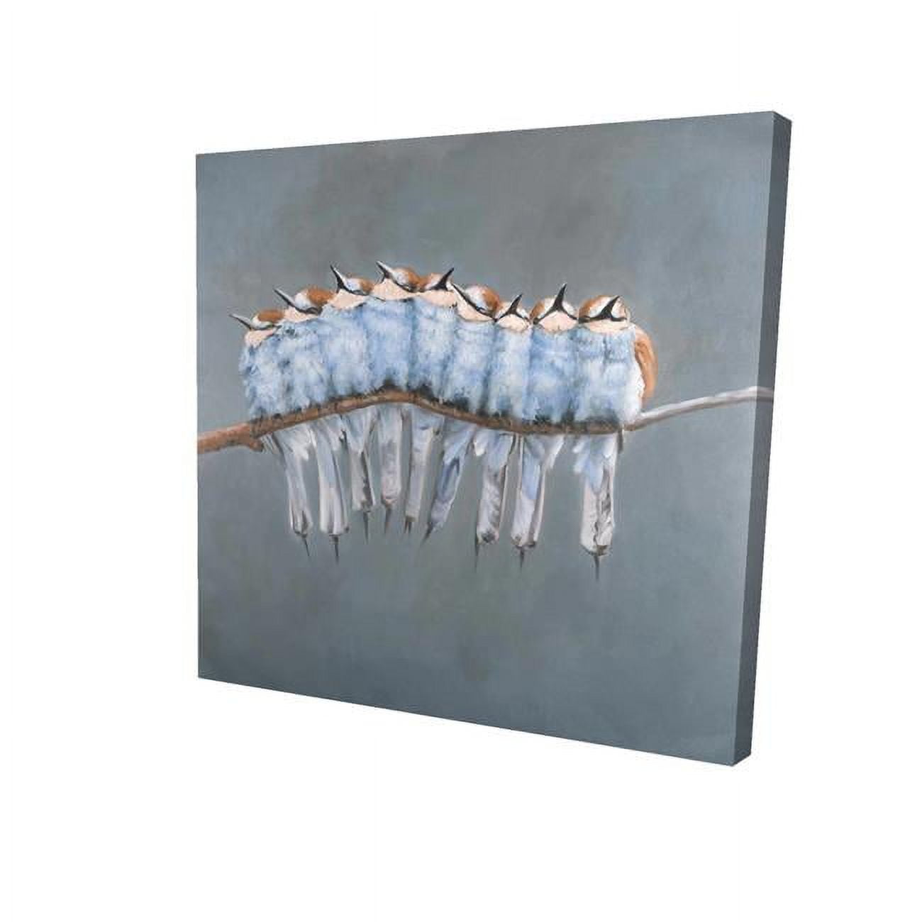 8 x 8 in. Bunch of Small Birds on A Branch-Print on Canvas