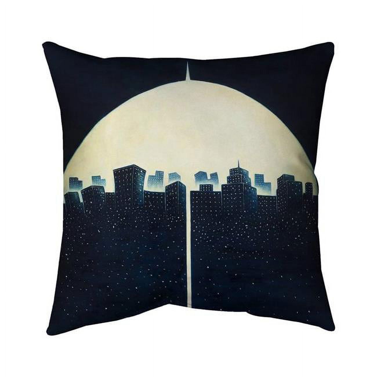 26 x 26 in. A City Under A Umbrellas-Double Sided Print Indoor Pillow