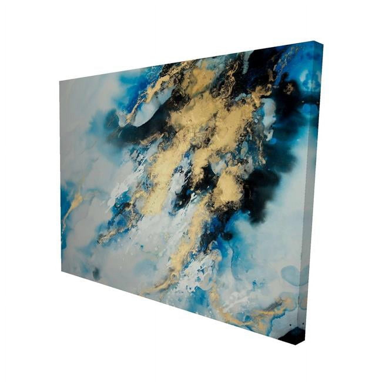 16 x 20 in. Blue Marble-Print on Canvas