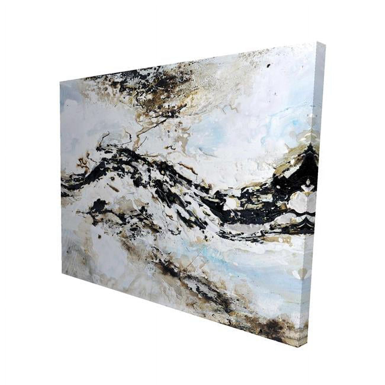 16 x 20 in. Abstract & Texturized Paint Splash-Print on Canvas