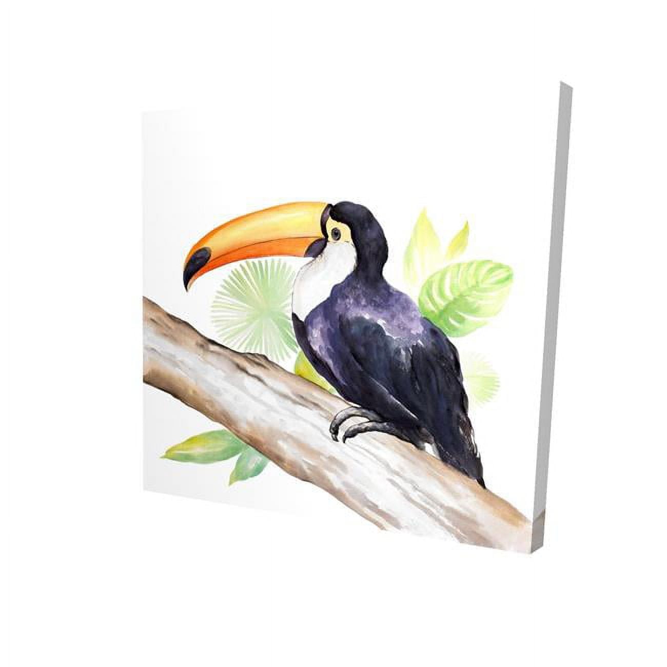 8 x 8 in. Toucan Perched-Print on Canvas