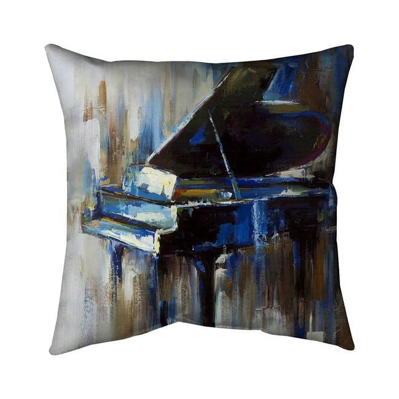 26 x 26 in. Abstract Grand Piano-Double Sided Print Indoor Pillow