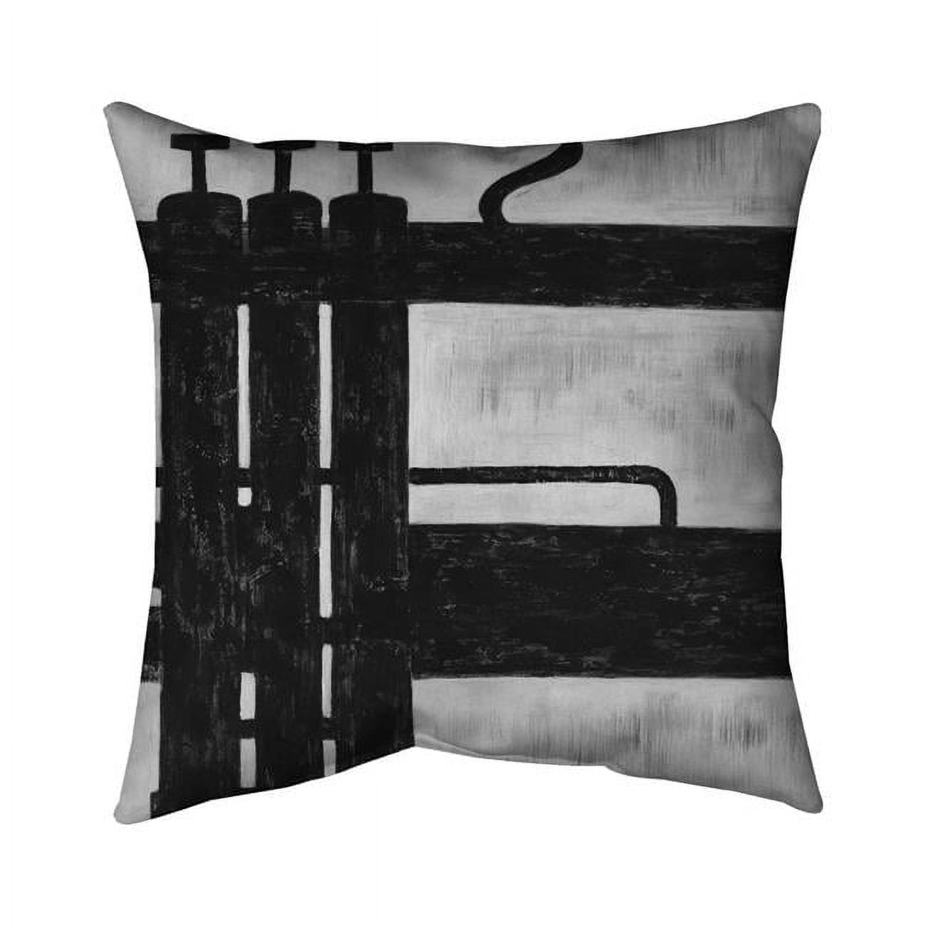 26 x 26 in. Trumpet Pistons-Double Sided Print Indoor Pillow
