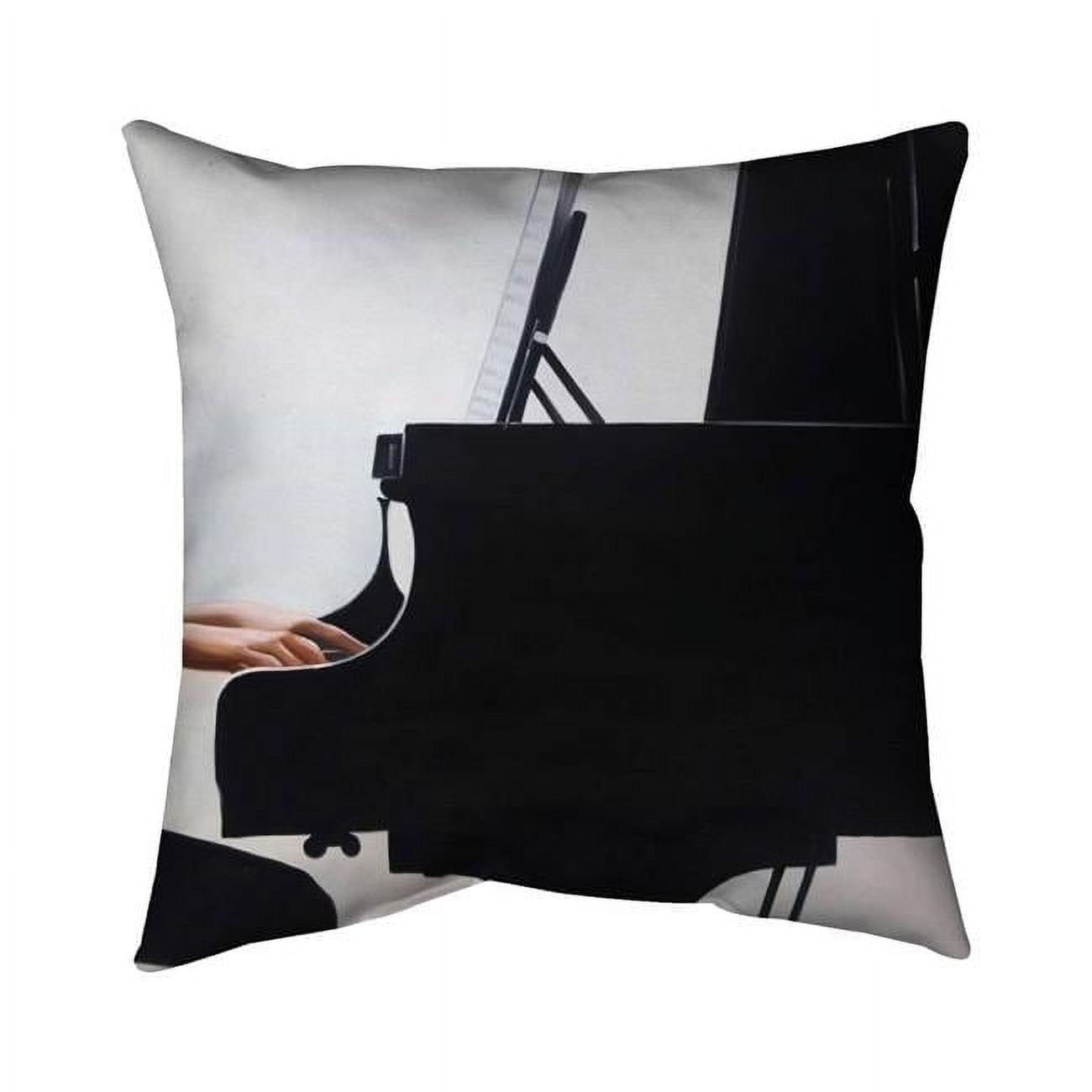 26 x 26 in. Melody-Double Sided Print Indoor Pillow