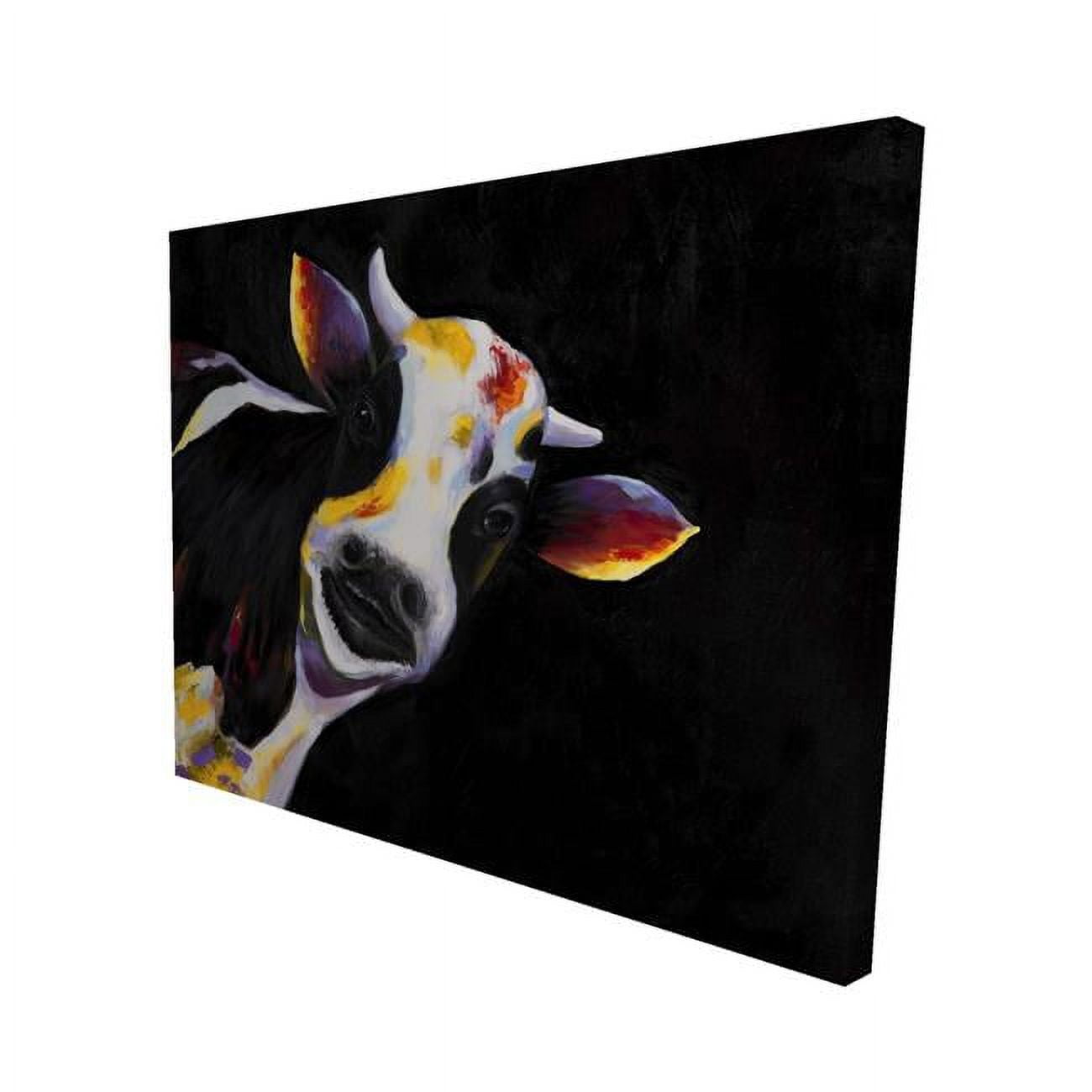 16 x 20 in. One Funny Cow-Print on Canvas