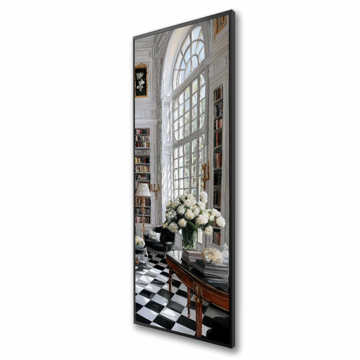 C1FC2060ZKIYA6 20 x 60 in. Inviting Still Life Livingroom Framed Canvas - Home Decor