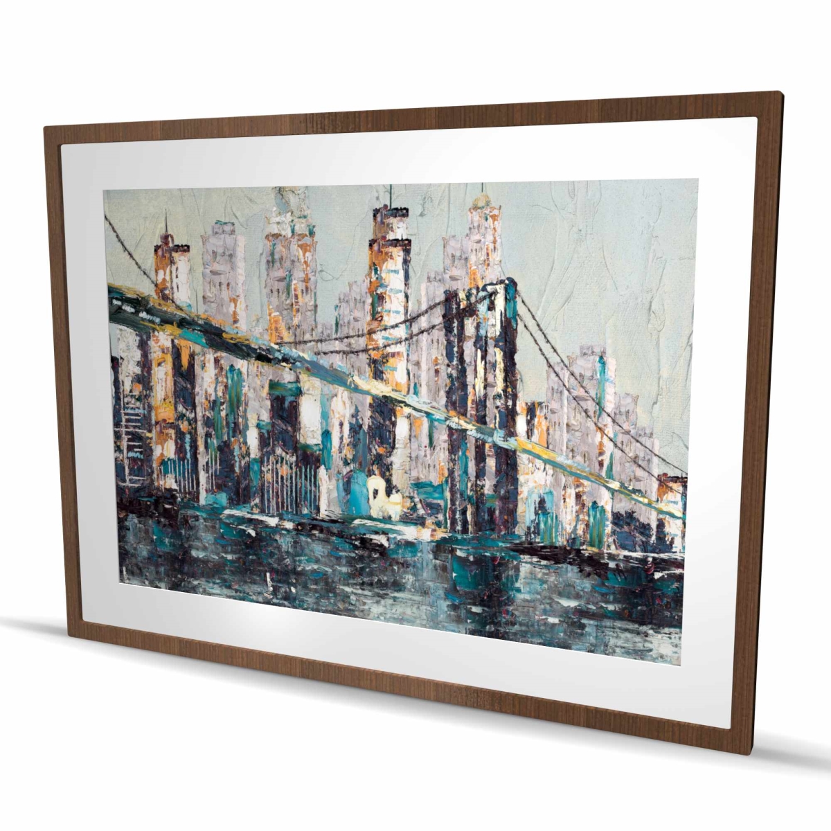 C1FM3648WJAMT6 36 x 48 in. Abstract & Texturized Bridge - Office Architecture Print