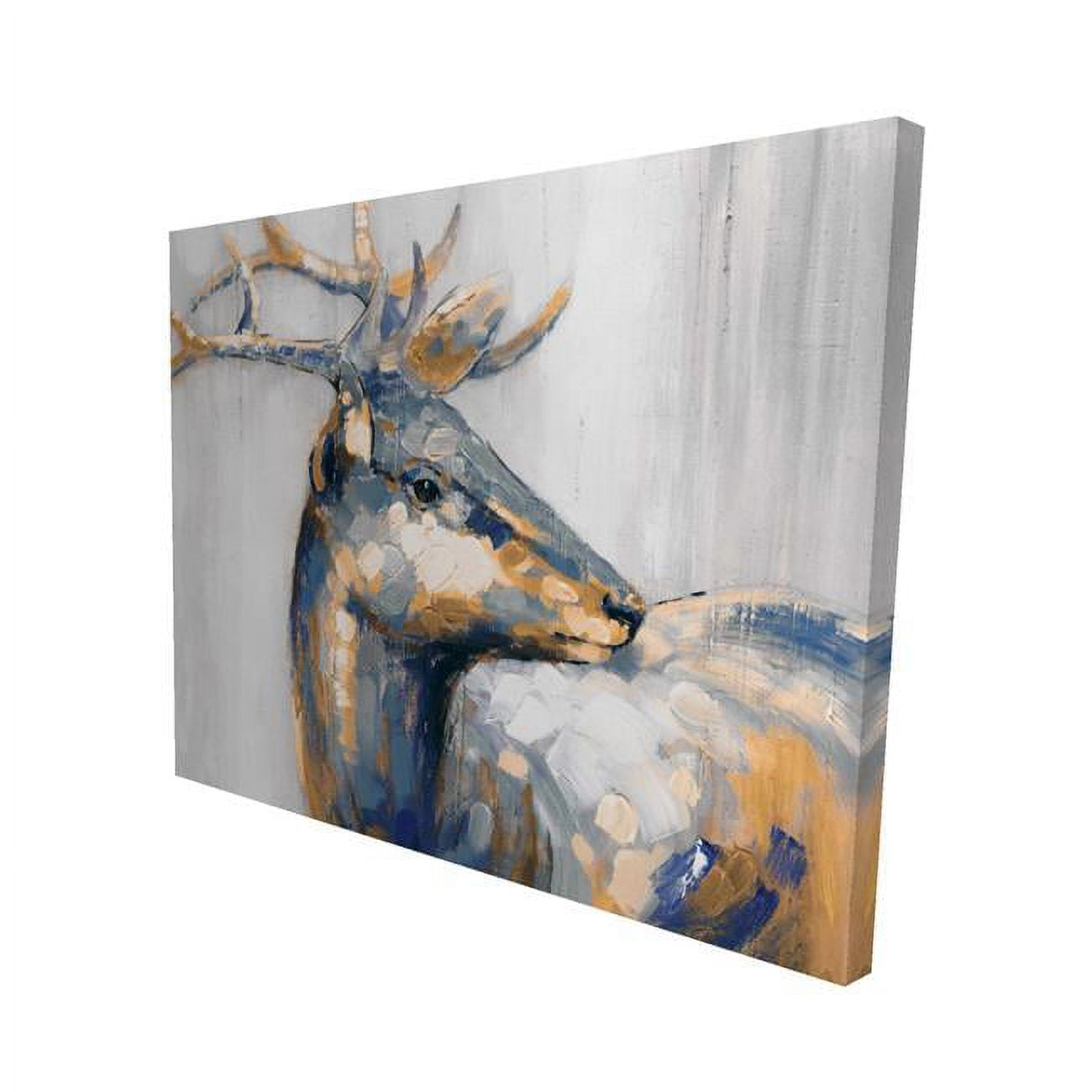 16 x 20 in. Golden Deer-Print on Canvas