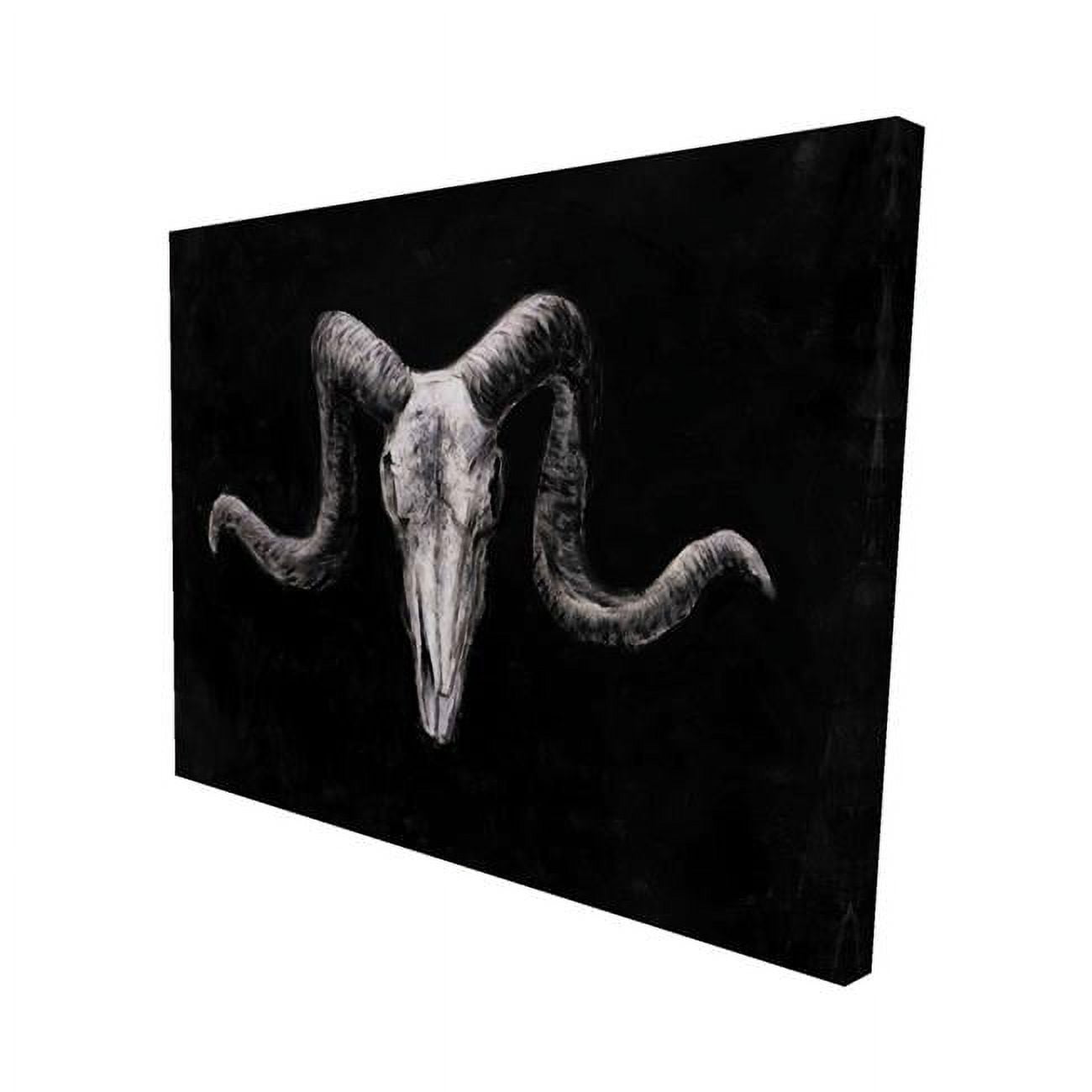 16 x 20 in. Skeleton Skulls Grunge Style-Print on Canvas