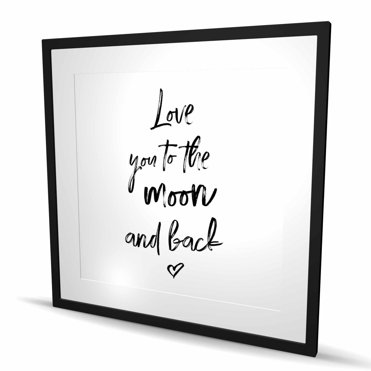 C1FM36360CVFA0 36 x 36 in. Love You to the Moon & Back - Best Sellers Astronomy Print