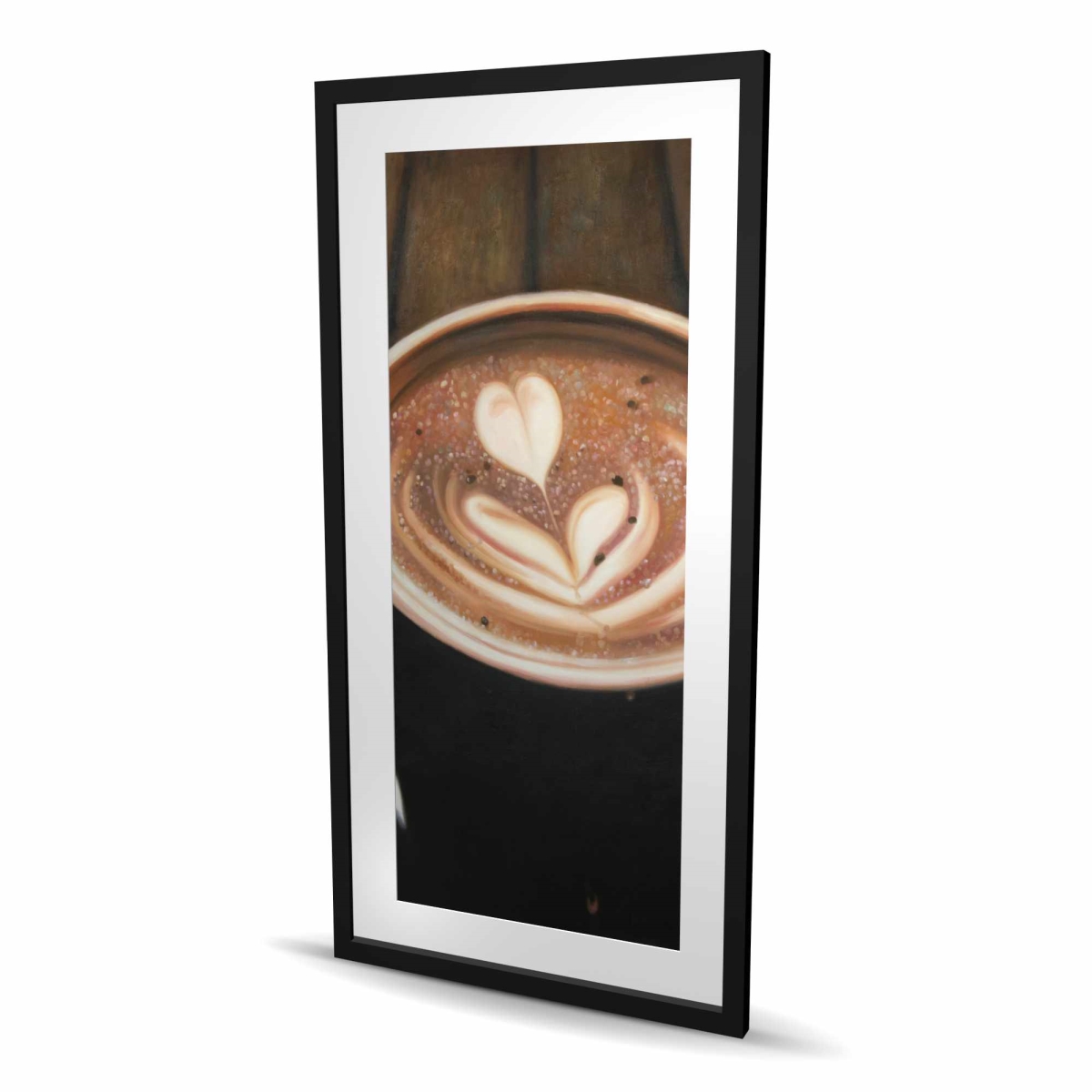 C1FM2448MORGV9 24 x 48 in. Artistic Cappuccino - Rustic Food Framed Matted Print Decor