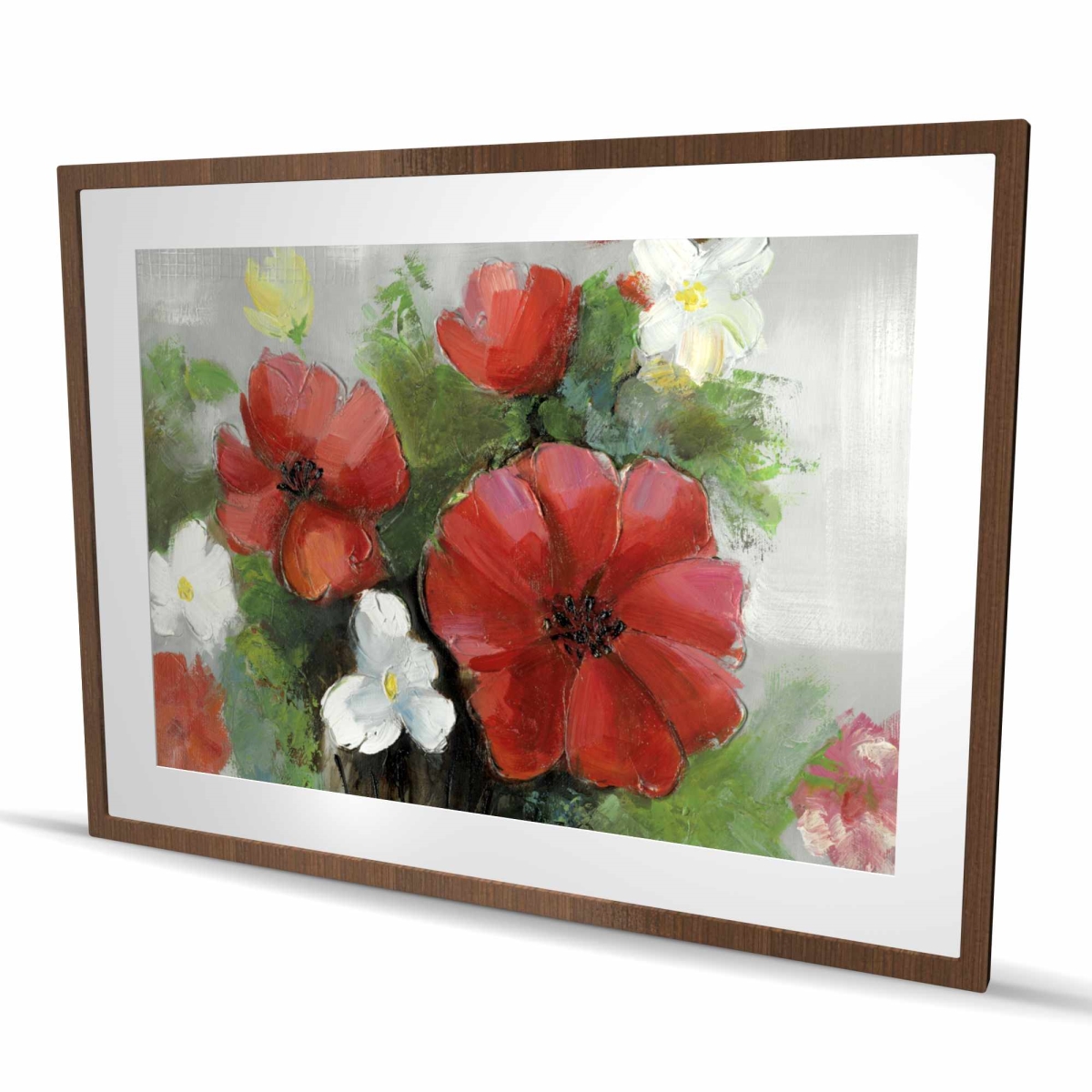 C1FM3648D5PC0U 36 x 48 in. Abstract Wild Flowers Bundle - Modern Livingroom Print Decor