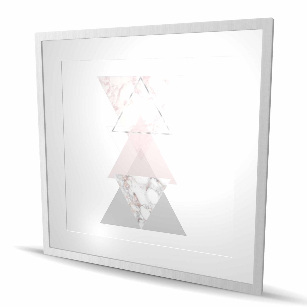C1FM3636GG75AR 36 x 36 in. Geometric Art - Minimalist Pattern Framed Matted Print Decor
