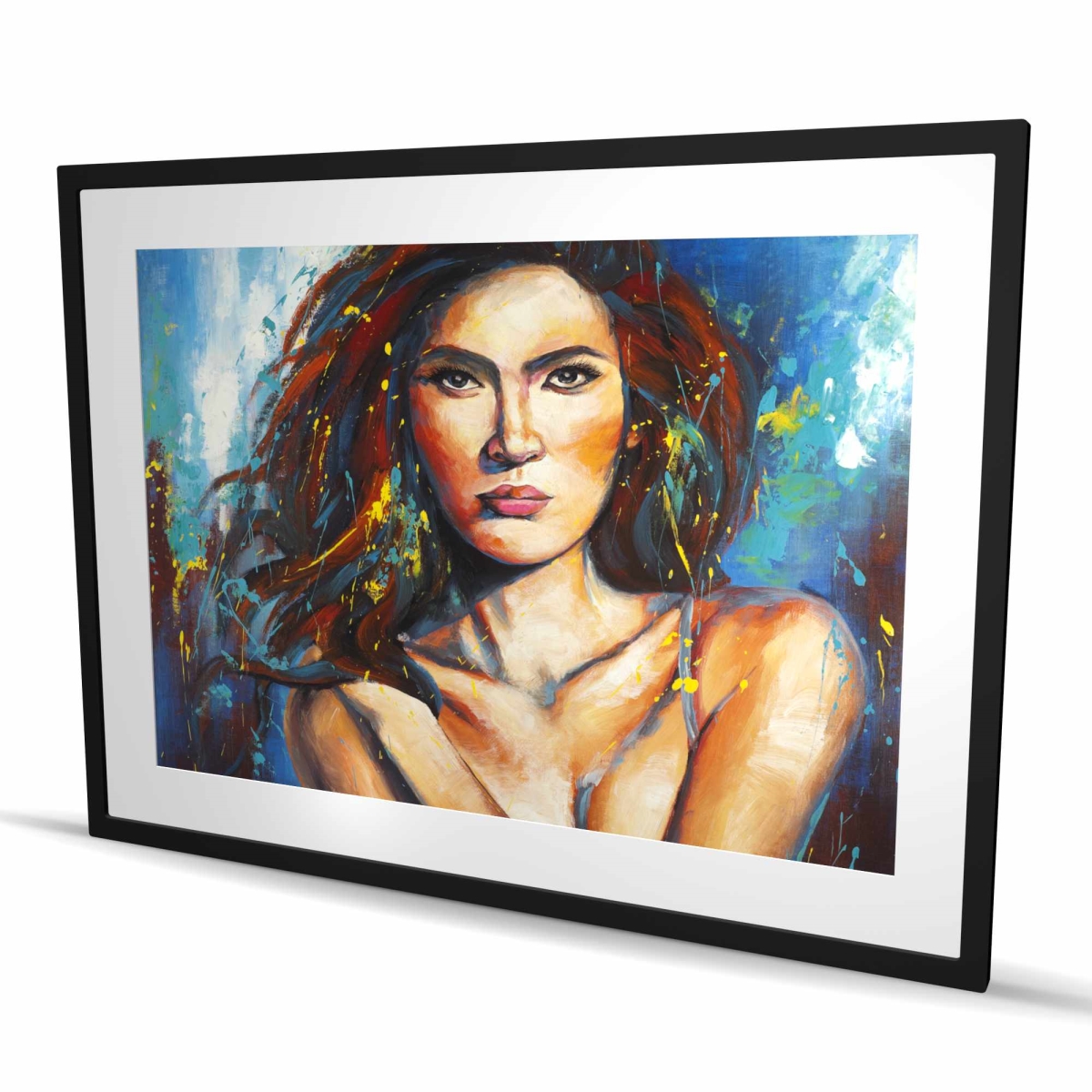 C1FM3648MROBTF 36 x 48 in. Closer - Figurative Bedroom Framed Matted Print - Home Decor