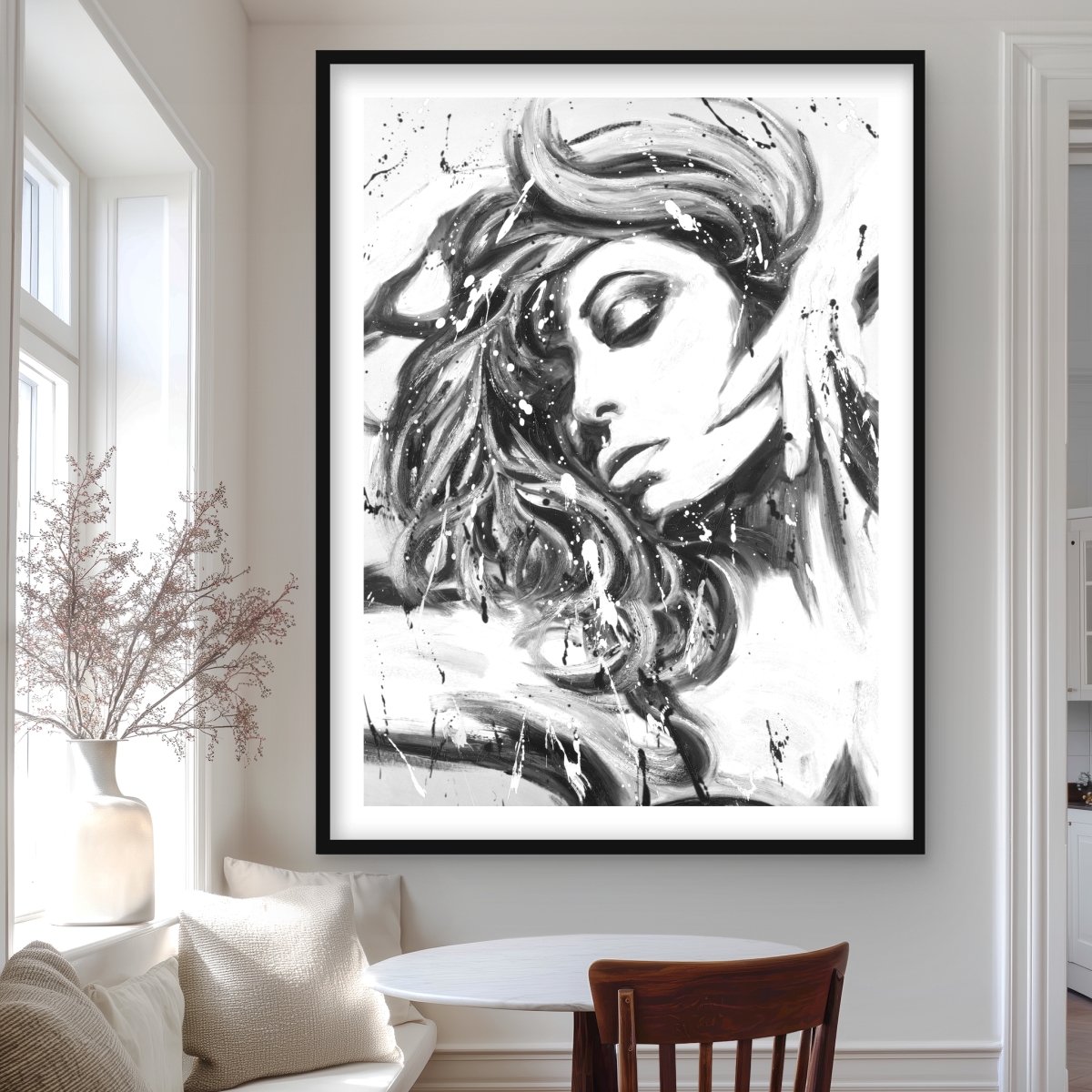 C1FM3648EVDJEC 36 x 48 in. Dance All Night - Figurative Bedroom Framed Print for Decor