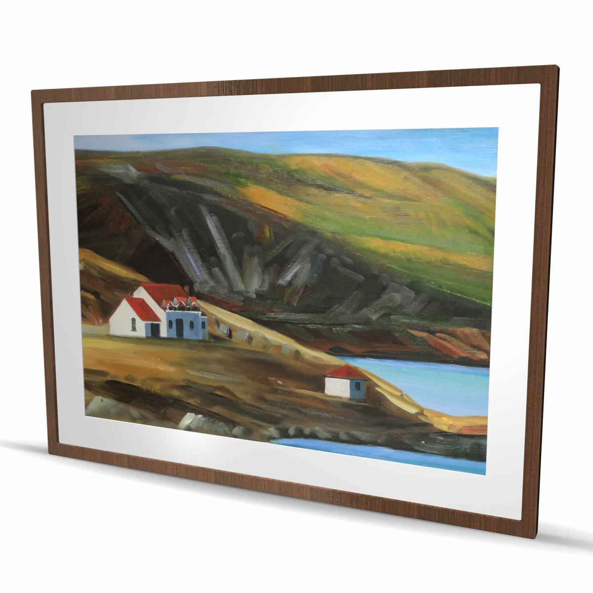 C1FM36485E2BEK 36 x 48 in. Scottish Valley Framed Print - Rustic Living Room Decor