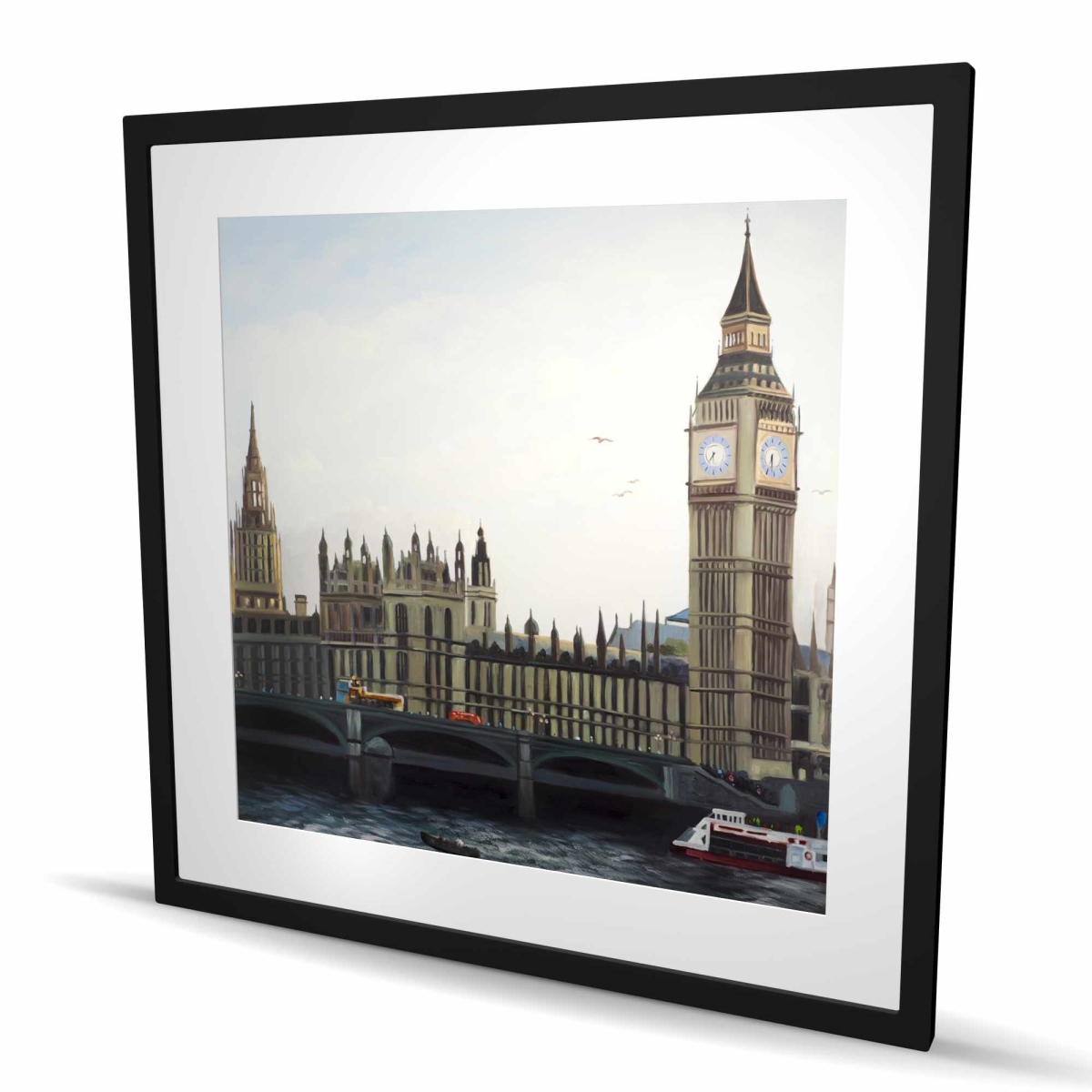 C1FM3636CFEPB5 36 x 36 in. Big Ben Clock Elizabeth Tower Office Print - Home Decor