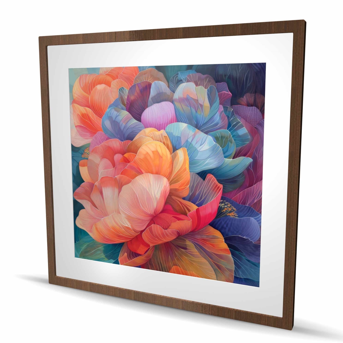 C1FM3636UR8HSD 36 x 36 in. The Opening - White Framed Matted Print for Home Decor