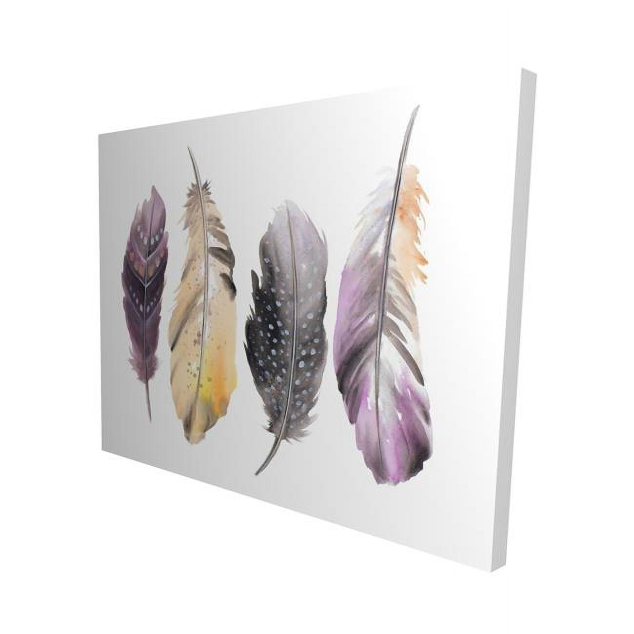 16 x 20 in. Bohemian Feather Set-Print on Canvas