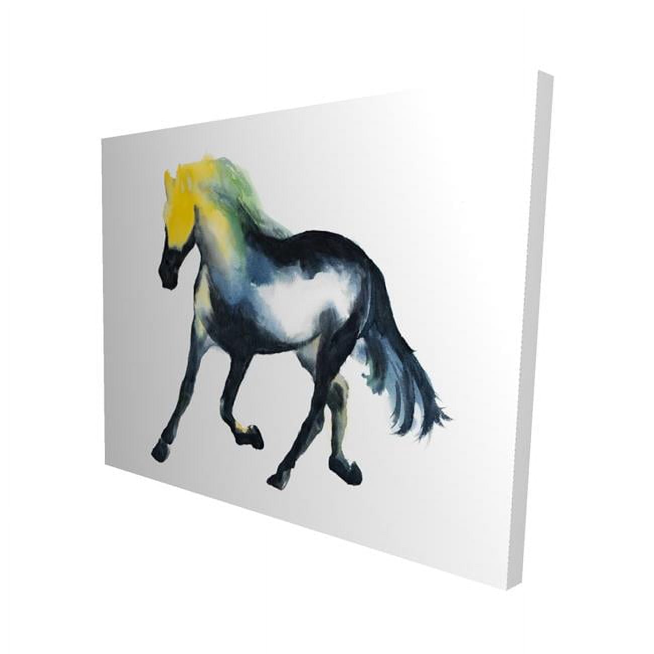 16 x 20 in. Galloping Horse-Print on Canvas