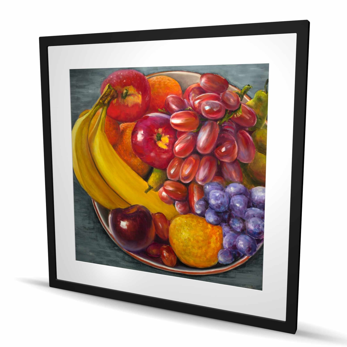C1FM3636WDGXOK 36 x 36 in. Bowl of Fruits - Still Life Food Print for Home Decor