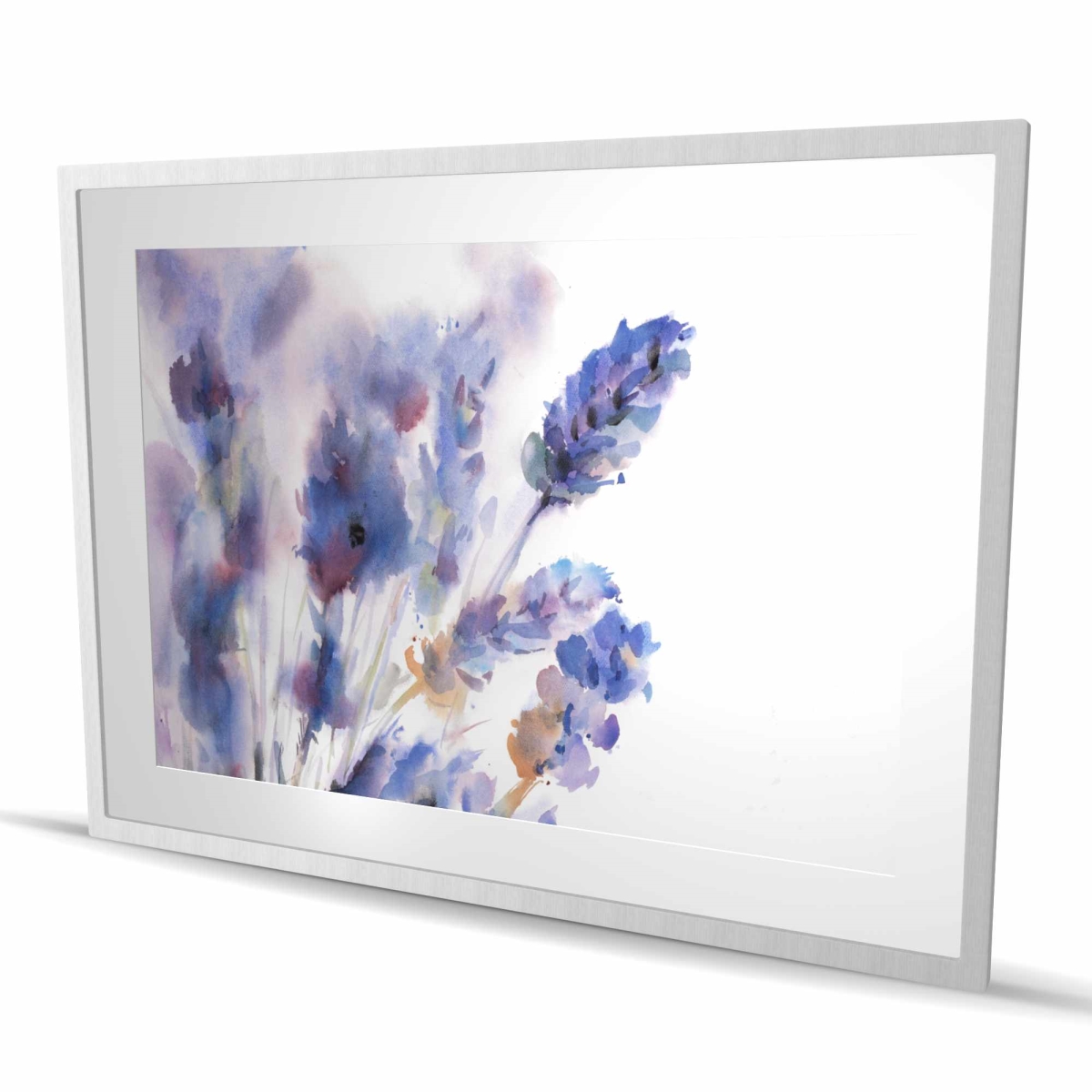 C1FM3648O79JAY 36 x 48 in. Watercolor Lavender Flowers Print - Farmhouse Bedroom Decor
